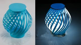 How to Make a Paper Lamp Shade Easily [upl. by Marienthal]