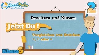 Erweitern und Kürzen  Brüche  Klasse 6 ★ Übung 2 [upl. by Warms889]