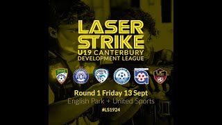 Universities of Canterbury vs Ferrymead Bays  Laser Strike U19 Canterbury Development League 2024 [upl. by Zina]