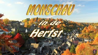 Reizen oudste steden in Europa Monschau in de herfst Duitsland [upl. by Anaimad380]