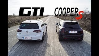 MINI Cooper S VS Golf GTI [upl. by Harias]