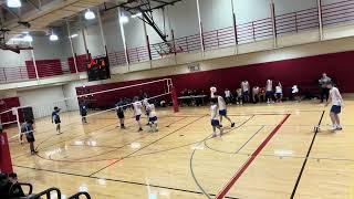 HEHS Freshman boys Volleyball  5424 Match 1 [upl. by Adyht]