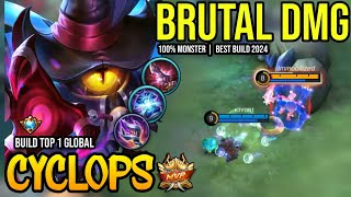 CYCLOPS BEST BUILD 2024  BUILD TOP GLOBAL CYCLOPS GAMEPLAY  MOBILE LEGENDS✓ [upl. by Attenwad869]