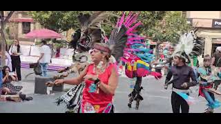 Danzantes Aztecas México Tenochtitlán concheros [upl. by Hoes]