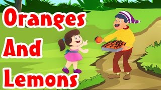 Oranges And Lemons  Nursery English Rhyme [upl. by Timofei]