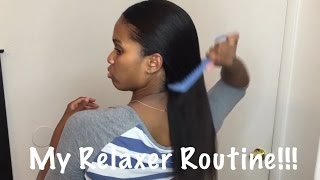 My at home Relaxer Routine [upl. by Waite774]