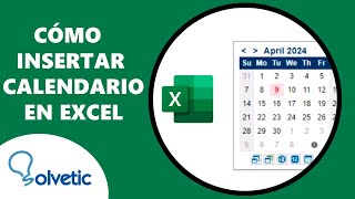 Como Insertar Calendario en Excel [upl. by Ludwog]