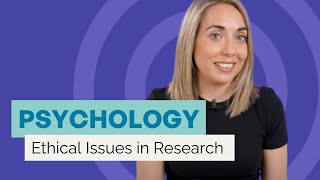 GCSE Psychology  Ethical Issues in Psychological Research [upl. by Ecirbaf]