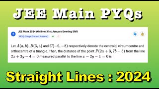 Let A B and C respectively denote the centroid circumcentre and orthocentre of a triangle [upl. by Iharas]