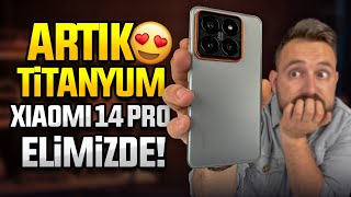 Tamamen Titanyum Xiaomi 14 Pro kutu açılımı  Daha ötesi yok 😍 [upl. by Schreib]