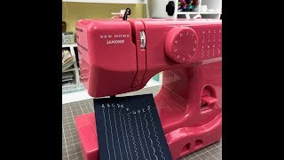 Janome New Home Sewing Machine [upl. by Roberts652]