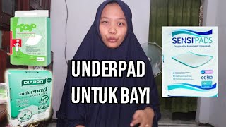 Review Underpad Alas Popok Bayi Sensi Diapro Top [upl. by Pail]