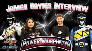 James Davies Dino Charge Black Power Morphicon 2024 Interview [upl. by Simmie]