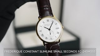 Frederique Constant Slimline Small Seconds FC245M5S5 [upl. by Konstantin]