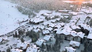 Levi from the air  Helicopter flights in Levi Lapland Finland [upl. by Toback946]