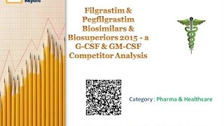 Filgrastim amp Pegfilgrastim Biosimilars amp Biosuperiors 2015  a GCSF amp GMCSF Competitor Analysis [upl. by Sesilu]