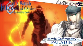 AUDIO COMM  FateGrand Order THE MOVIE Divine Realm of the Round Table Camelot Paladin Agateram [upl. by Larimor]