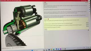 Starter MotorShift Lever and Overrunning Clutch ELearning week3 [upl. by Kronick437]