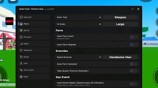 OPmeme sea script redz hub aimbot [upl. by Nalak340]