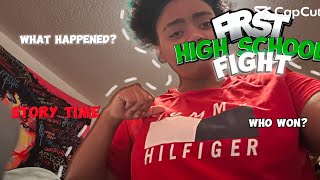 WE JUMPED SOMEONE FIGHT HIGH SCHOOL FIGHT👊🏾  video [upl. by Oicafinob]