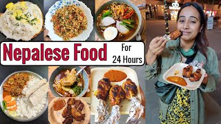 I only ate NEPALESE FOOD for 24 Hours  Food Challenge [upl. by Gnoy3]