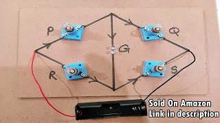 Wheatstone bridge physics project [upl. by Daraj]