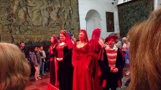 Bunratty Castle medieval banquet welcome song [upl. by Nylla]