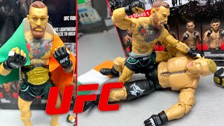 UFC ULTIMATE SERIES 1 CONOR MCGREGOR FIGURE REVIEW [upl. by Annasoh]