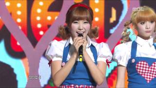 Orange Caramel  Aing 오렌지 캬라멜  아잉 Music Core 20110108 [upl. by Jentoft]