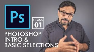 Basic Selections  Adobe Photoshop for Beginners  Class 1 Eng Sub [upl. by Aicilaanna218]