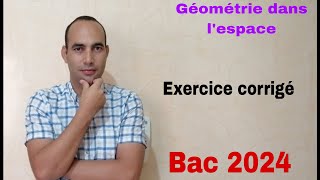 geometrie dans lespacemath 2bac [upl. by Ebbarta734]