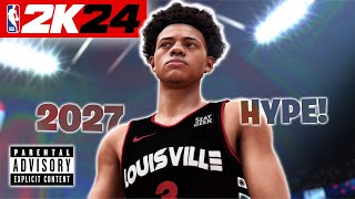 NBA 2k24 LOUISVILLE BADGERS 2027 MASHUP WARNING EXPLICIT LANGUAGE [upl. by Nywloc]