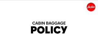 AirAsia Cabin Baggage Policy [upl. by Egwan]