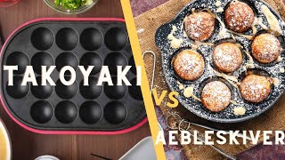 Takoyaki vs Aebleskiver Pan Whats the difference [upl. by Bang]