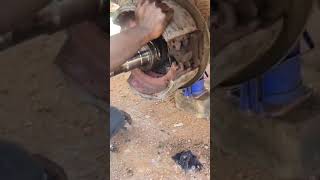 Ashok Leyland Bus wheel lining [upl. by Evetta375]