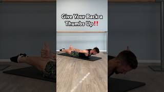 Give Your Back a Thumbs Uppilates pilatesathome backworkout pilatesmat [upl. by Moody387]