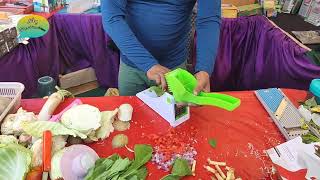 Combo Vegetable amp Fruit Chopper  Cutter  Slicer  Grater  Peeler👍 [upl. by Yenterb]