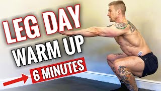 Do this 6 Minute Leg Day warm up before every leg workout [upl. by Enerehs]