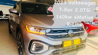 2023 Volkswagen TRoc 20TSI 140kW 4Motion RLine Review Exterior  Interior Performance Ownership [upl. by Tilden293]