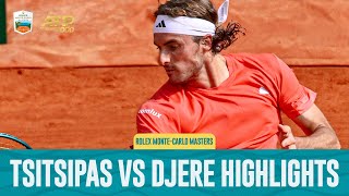 Stefanos Tsitsipas vs Laslo Djere Highlights  Rolex Monte Carlo Masters 2024 [upl. by Inalaehon160]