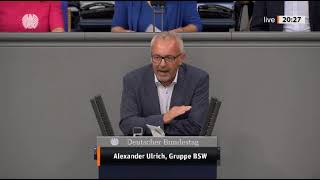 BSW Alexander Ulrich Bundestag 260624 Finanzierung der Sozialversicherung [upl. by Sams]