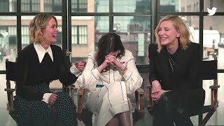 Fan tweets with Oceans 8 Cast [upl. by Boleslaw]