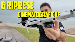 6 RIPRESE con il DJI Mini 4K CHE CAMBIERANNO I TUOI VIDEO  School of drones [upl. by Amberly]