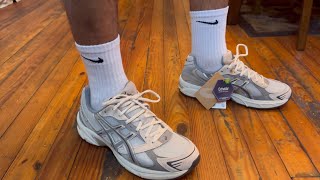 Asics Gel 1130 Oyster Grey Clay Grey unboxing amp on feet review 🔥 [upl. by Malita]