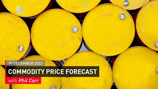 COMMODITY REPORT Gold Silver amp Crude Oil Price Forecast 15 December 2023 [upl. by Aiekan]