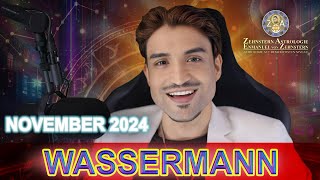 WASSERMANN MONATSHOROSKOP NOVEMBER 2024 ZEHNSTERN ASTROLOGIE [upl. by Eladnor551]