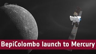 BepiColombo launch to Mercury [upl. by Pax]