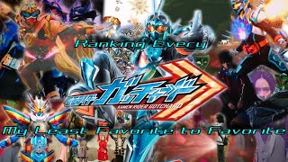 Ranking Every Kamen Rider Gotchard Episode From My Least Favorite to Favorite Episdoes [upl. by Agustin545]