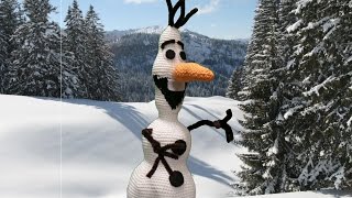 DaIsY´s DIY  Olaf  Den Schneemann von quotDie Eisköniginquot selber häkeln [upl. by Htrap]