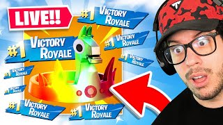 Fortnite WORLD RECORD WIN STREAK Challenge Live [upl. by Norton]